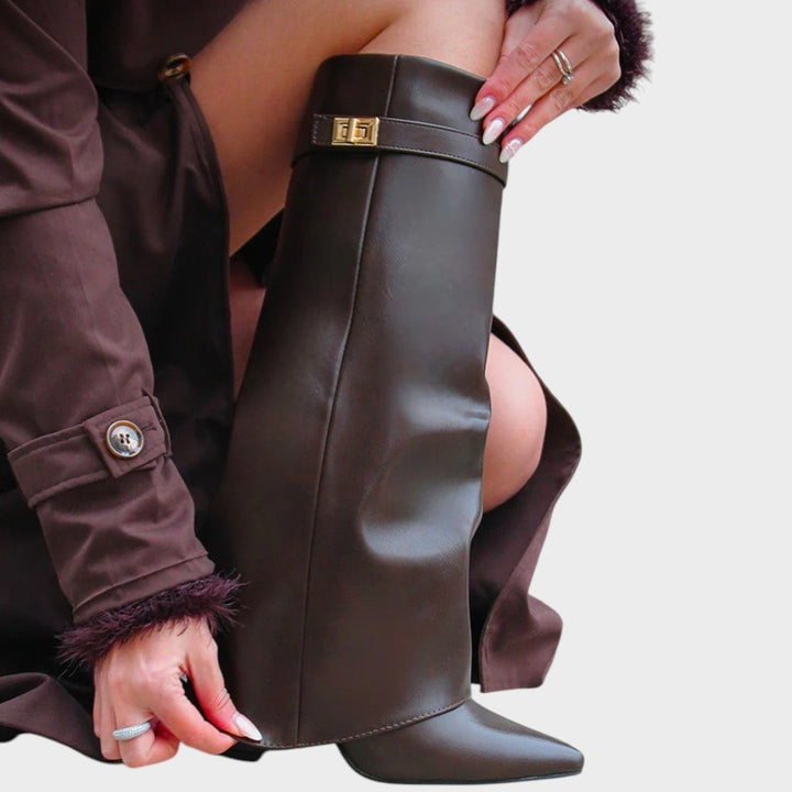 Luna | High-Cut Leather Boots