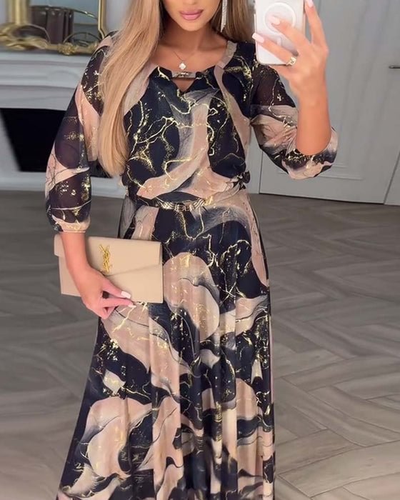 Charlize | Elegant Chiffon Dress