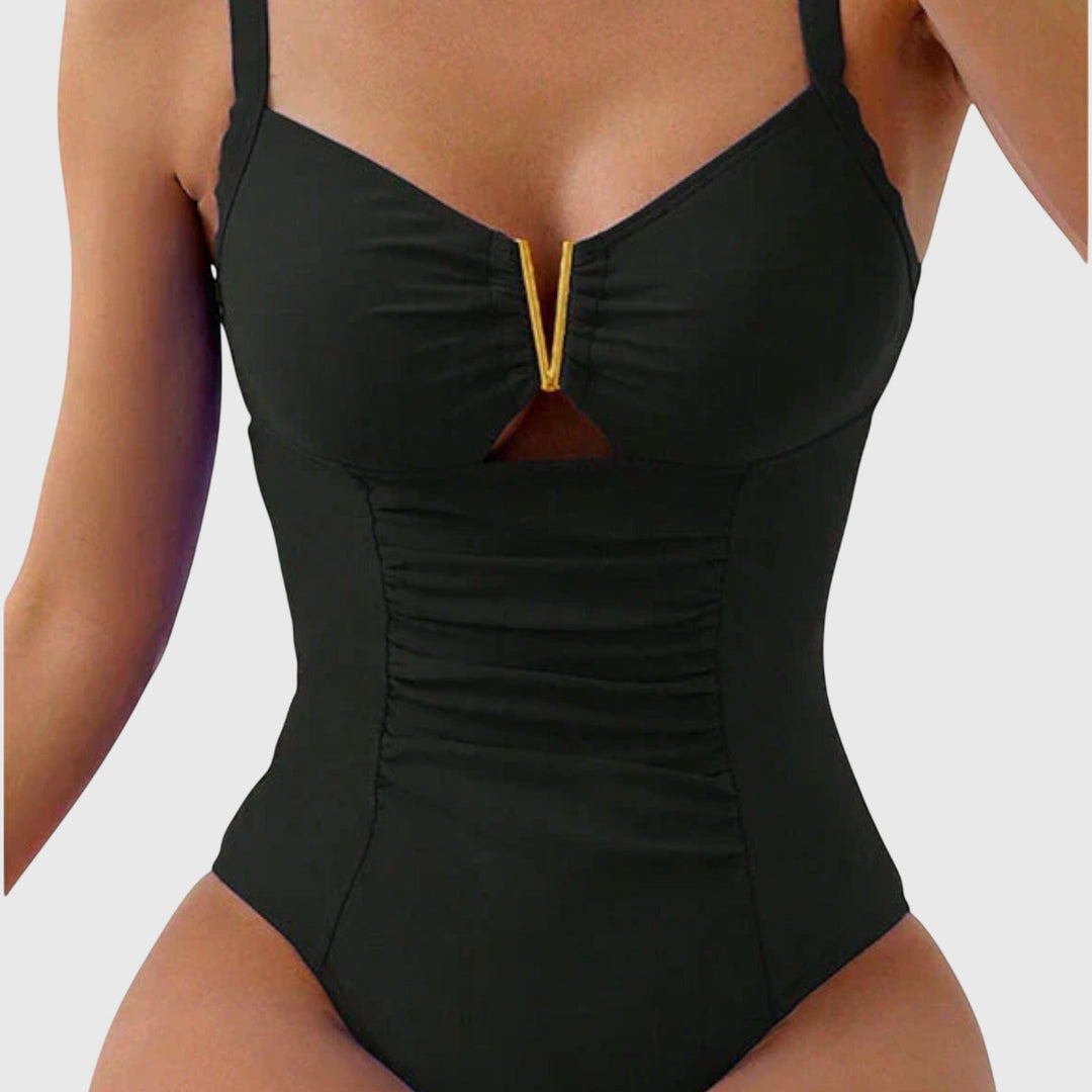 Cinzia | Swimsuit with V-Neck