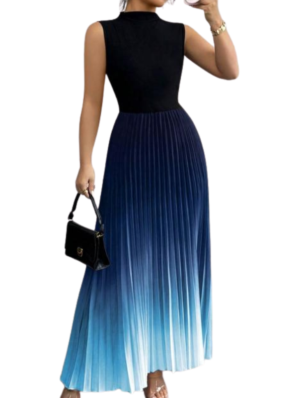 Yuna | Elegant Ombre Sleeveless Evening Dress
