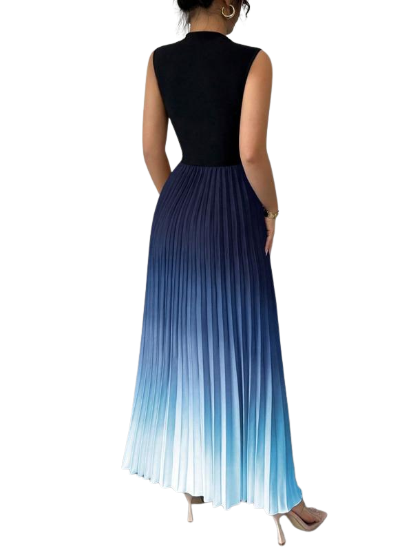 Yuna | Elegant Ombre Sleeveless Evening Dress