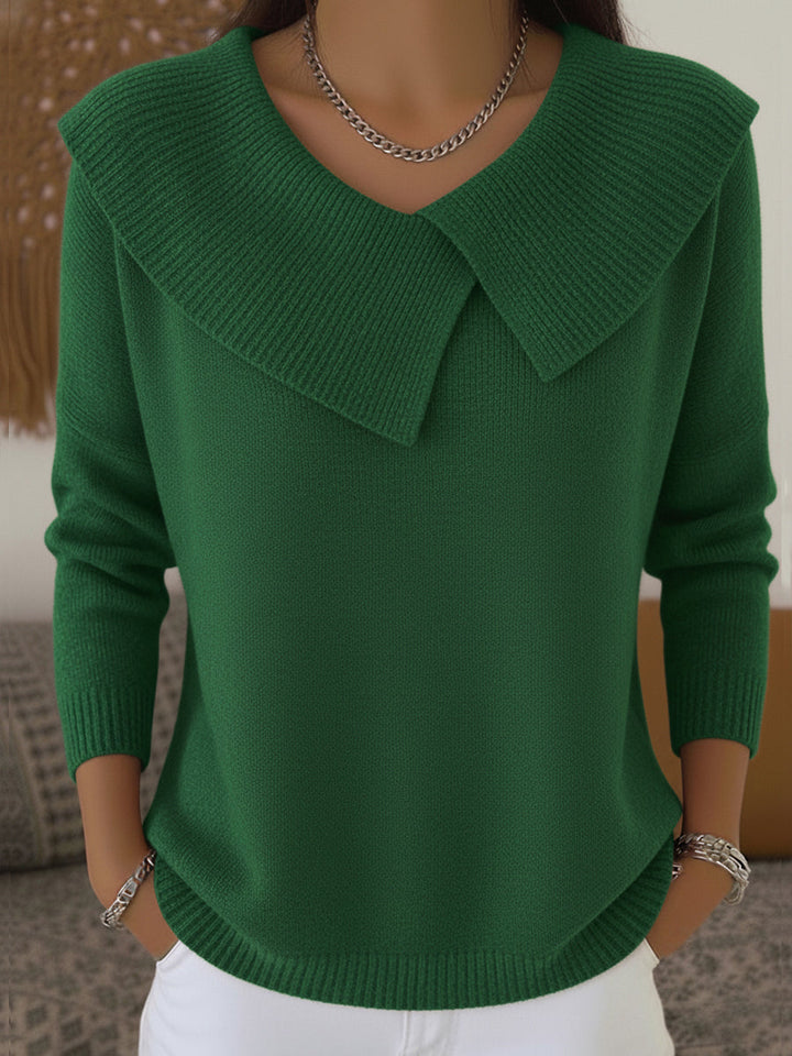 Tatum | Warm Sweater with Soft Collar