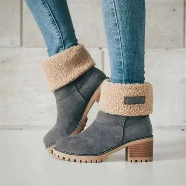 Simone | Mid-Calf Wool Boots