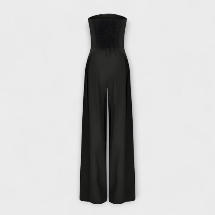 Emily | Stylish Strapless Wide-Leg Jumpsuit