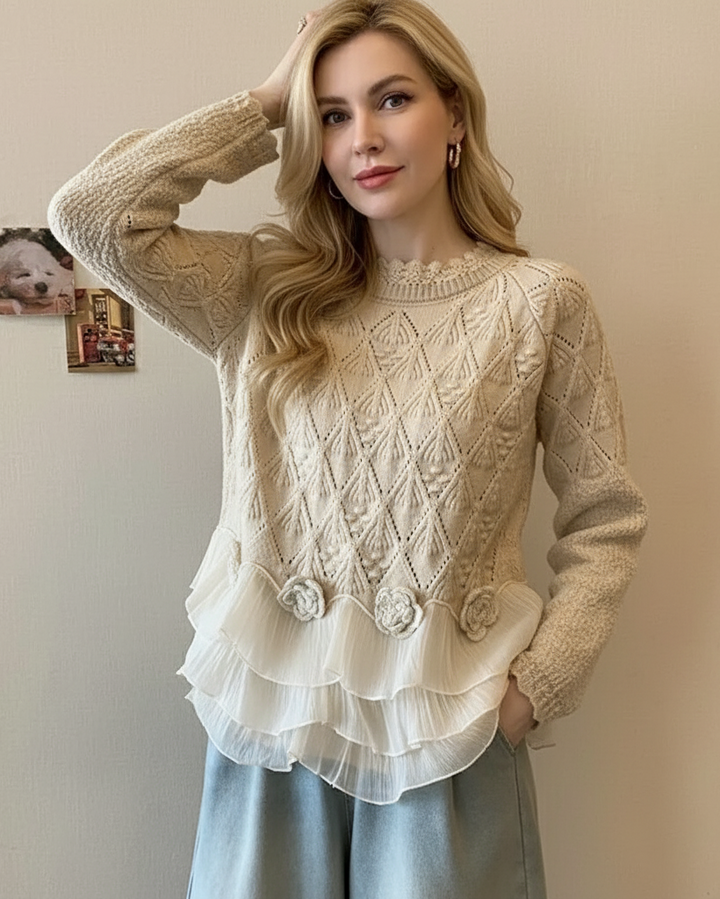 Tiana │ Ruffle Cardigan