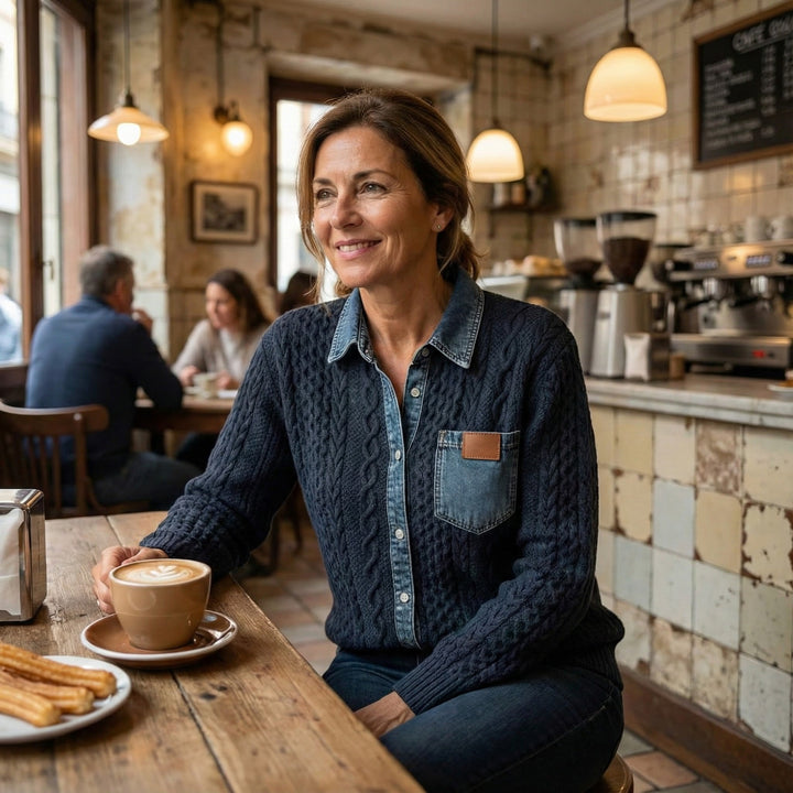 Leslie | Casual Patchwork Shirt