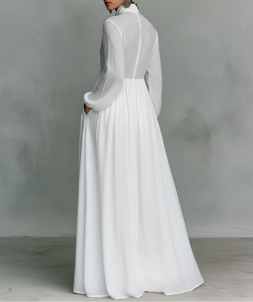 Vitoria | Flowing Minimalist Maxi Dress