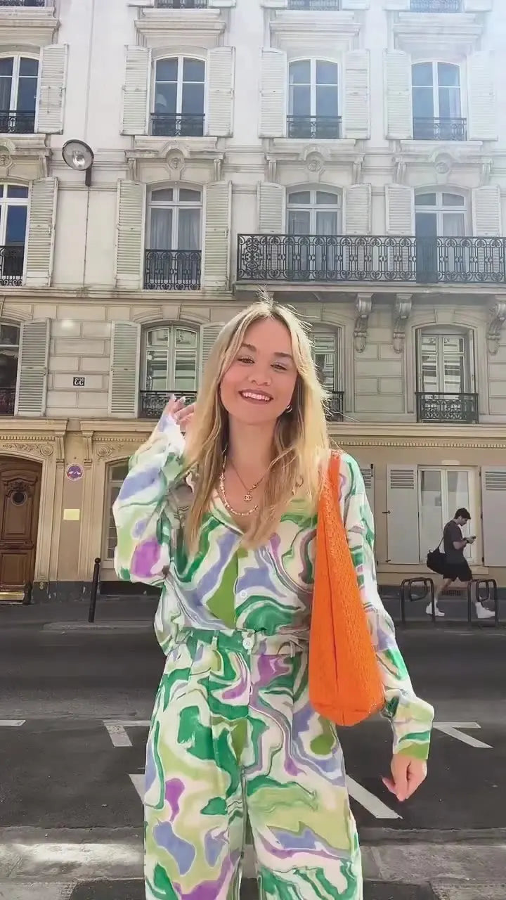 Zyra | Bold Swirl Print Set