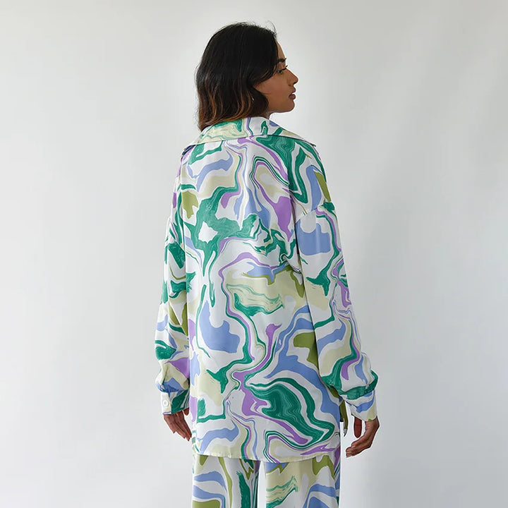 Zyra | Bold Swirl Print Set