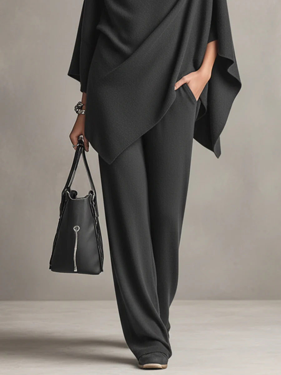 Sage | Elegant Drape Two-Piece Set