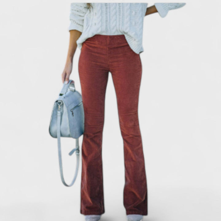 Cindy  | Flared Corduroy Pants