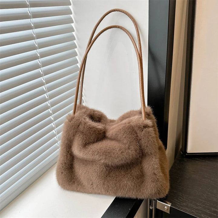 Serafine | Elegant Plush Crossbody Bag