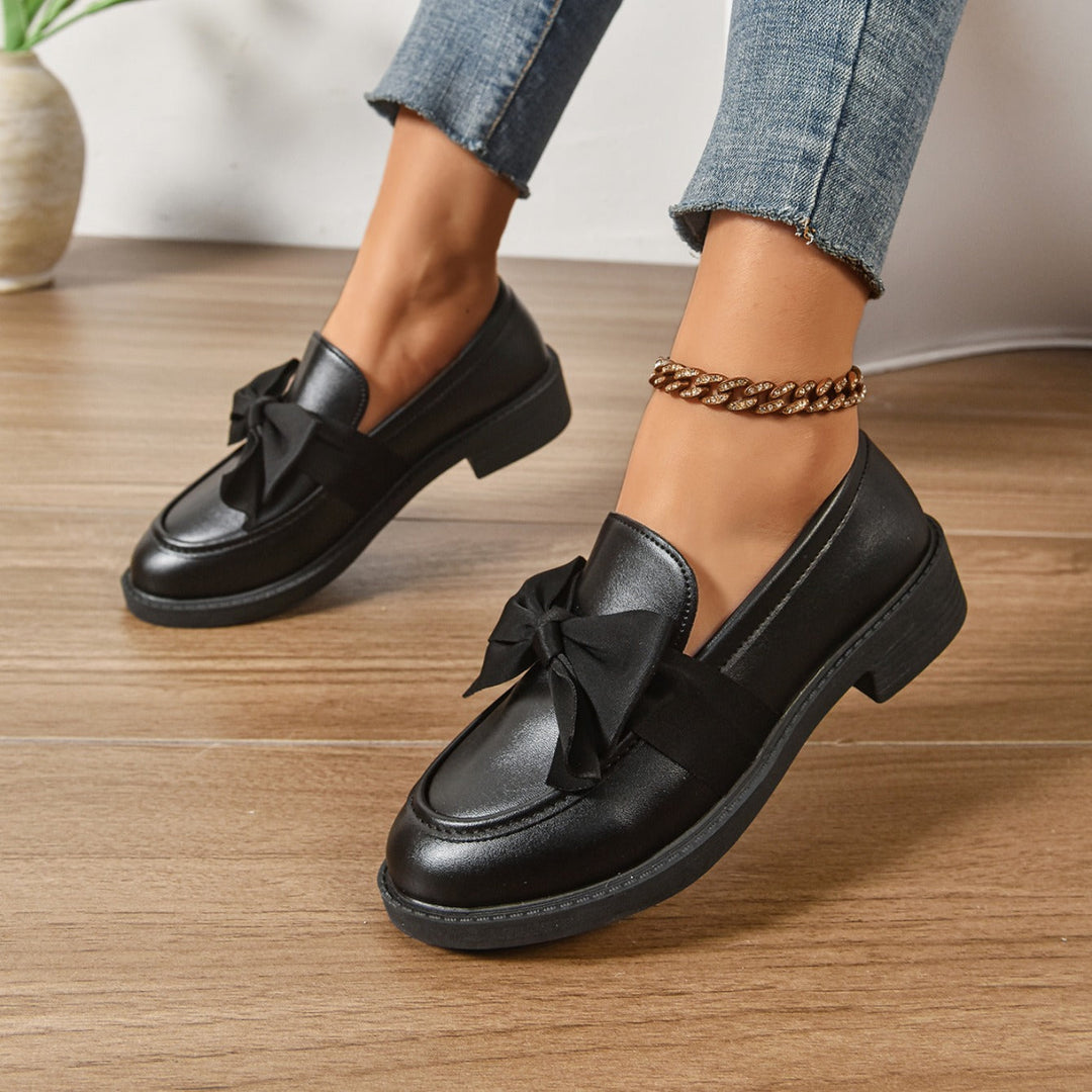 Maddy | Elegant Bow Loafers