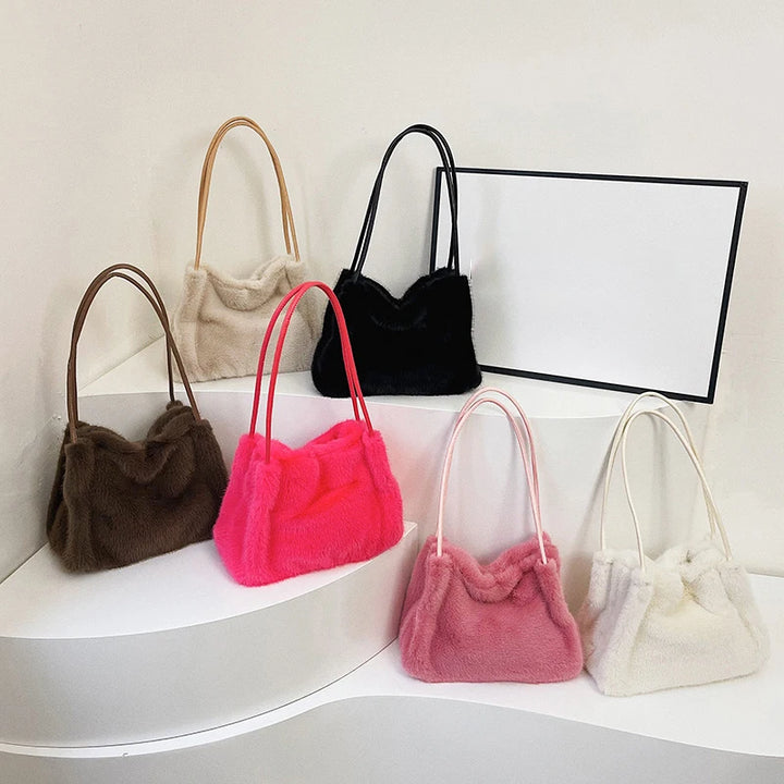 Serafine | Elegant Plush Crossbody Bag