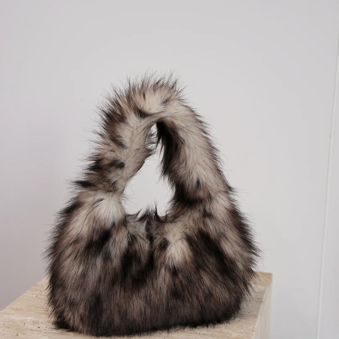 Mabel | Faux Fur Hobo Shoulder Bag