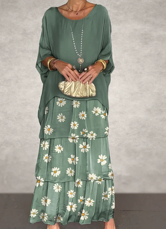 Catrina | Elegant Flowing Maxi Dress