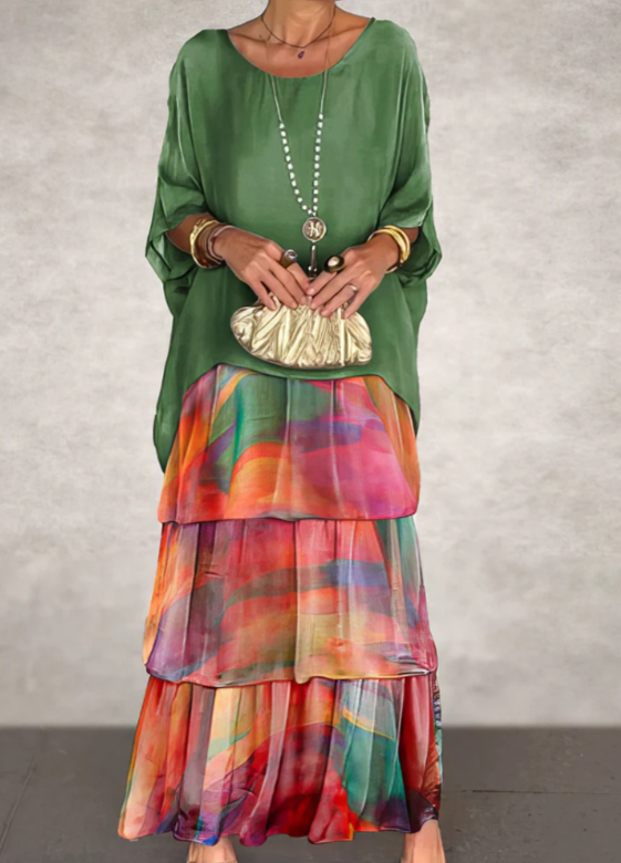 Catrina | Elegant Flowing Maxi Dress