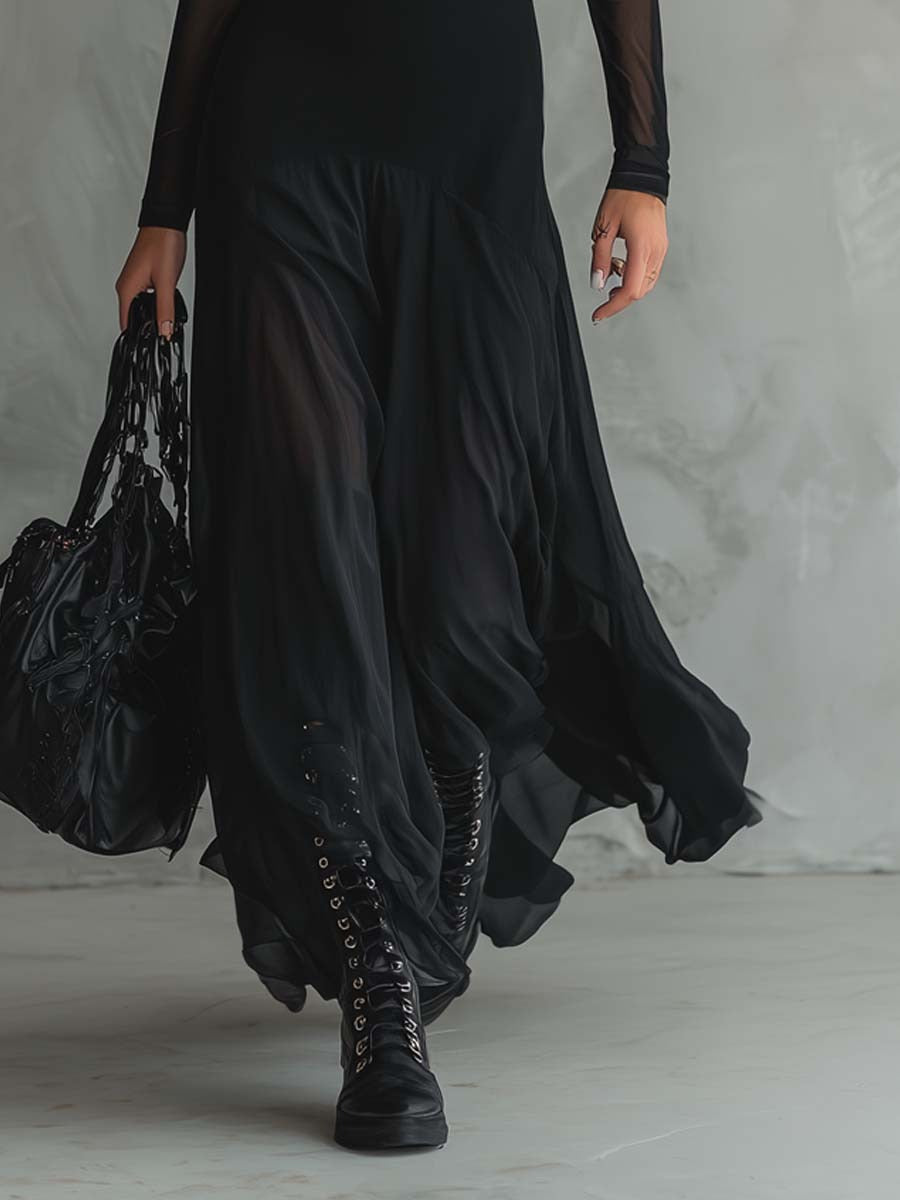 Zandra | Elegant Flowing Maxi Dress