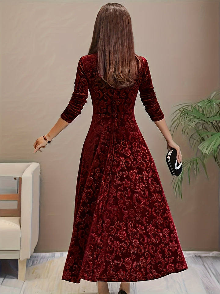 Daphne | Elegant Velvet Dress