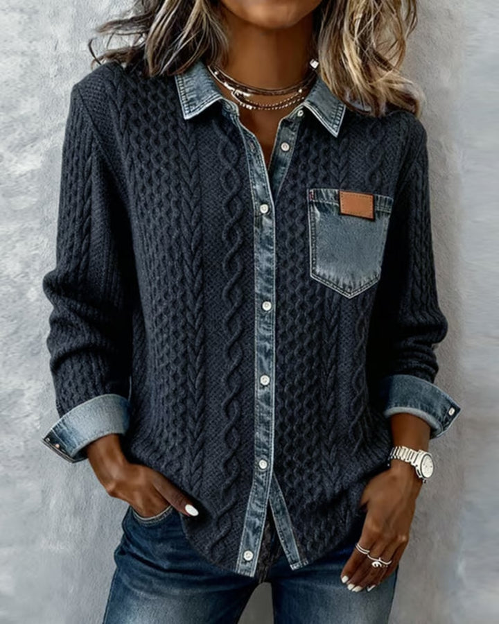 Leslie | Casual Patchwork Shirt