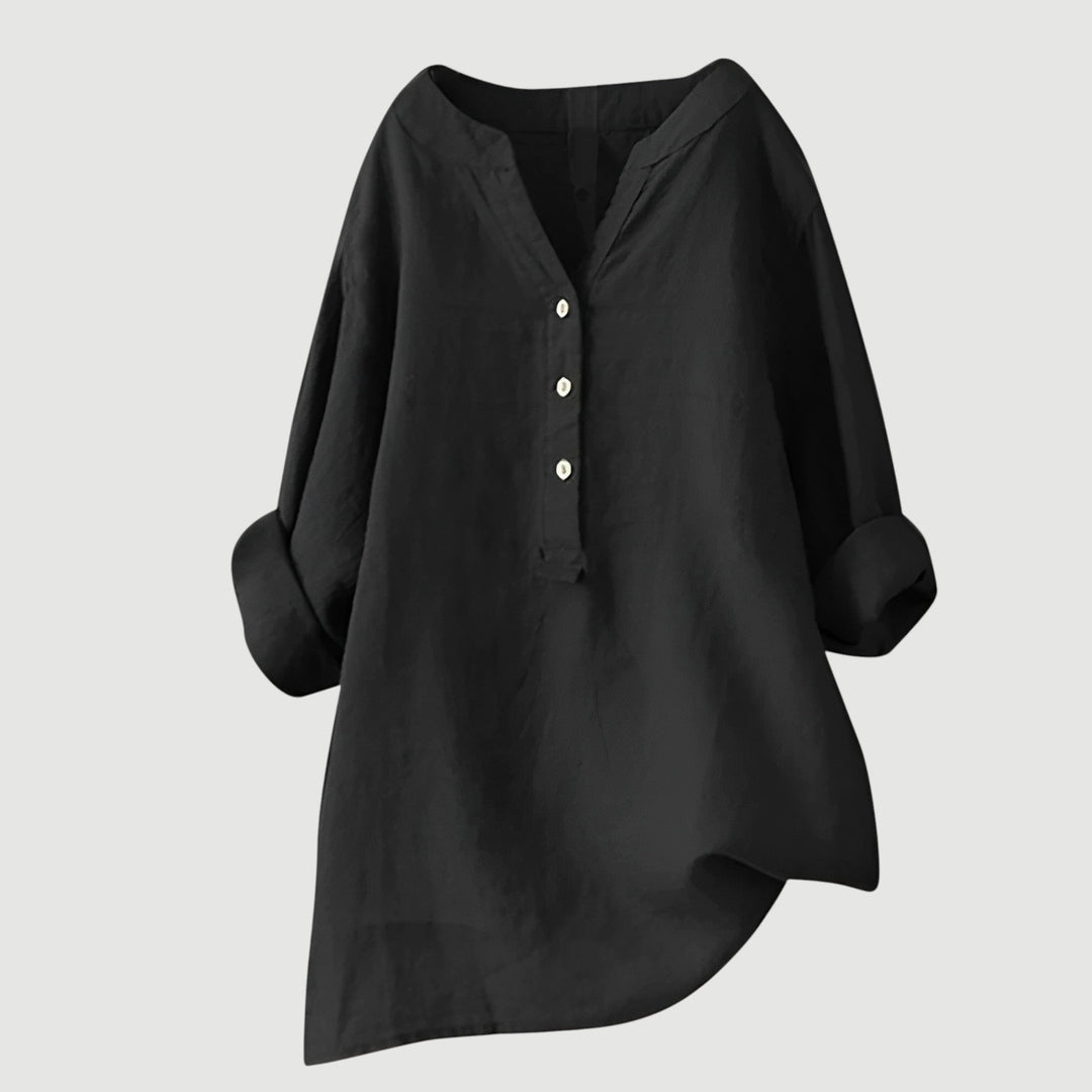 Florielle │ Airy and Comfortable Button-Up Shirt