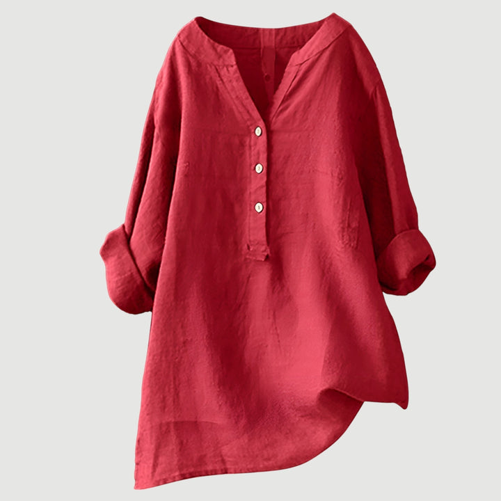 Florielle │ Airy and Comfortable Button-Up Shirt