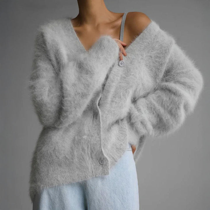 Chloe | Fuzzy Cardigan