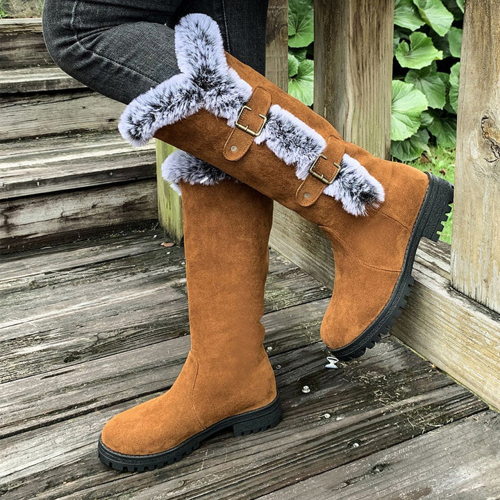 Lucy | Thick Plush Mid-Calf Snowboots